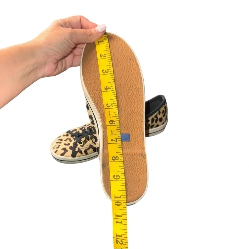 Kate Spade x Keds ‘Kickstart’ Leopard Calf Hair Low Top Sneaker